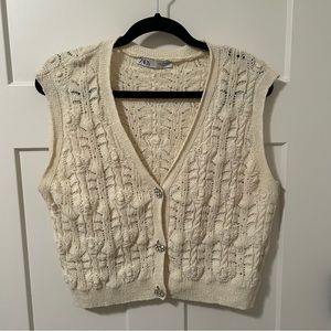 Zara Crochet Vest